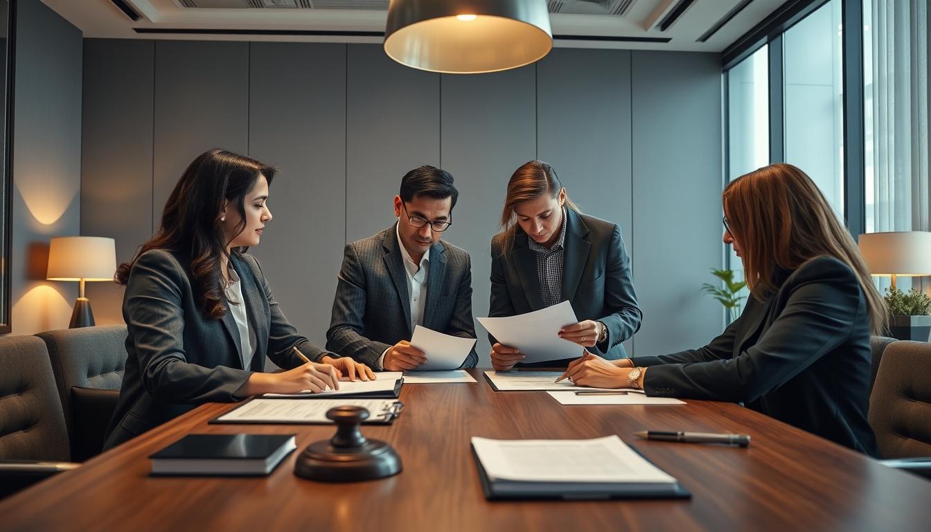 Property settlement documents and transfer review